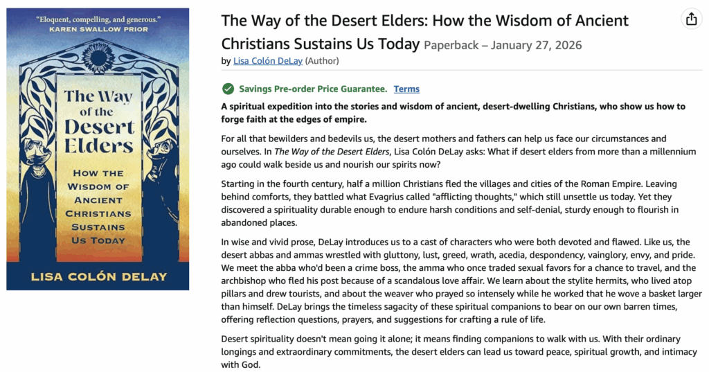The book cover of The Way of the Desert Elders